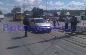 accident pe trecerea de pietoni din zona Stadionului Municipal Botosani