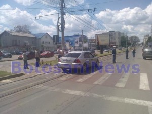 accident pe trecerea de pietoni din zona Stadionului Municipal - Botosani