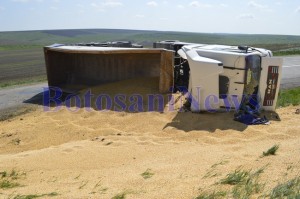 camion rasturnat graunte botosani1