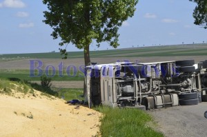 camion rasturnat graunte botosani2