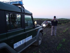 masina rasturnata politie frontiera