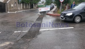 circulatie greoaie pe strada Petru Rares -Botosani