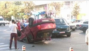 masina rasturanta logan iasi accident