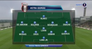 Astra Giurgiu- FC Botosani