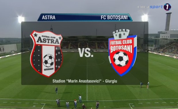 Astra Giurgiu- FC Botosani