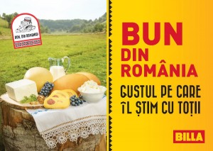 BILLA- Bun, din Romania!- cu  Lacto Solomonescu Botosani