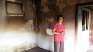 tamara agafitei in casa distrusa de incendiu la Roma- Botosani