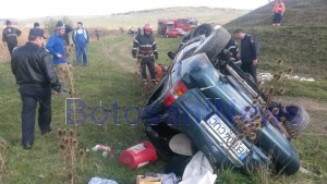 accident masina rasturnata