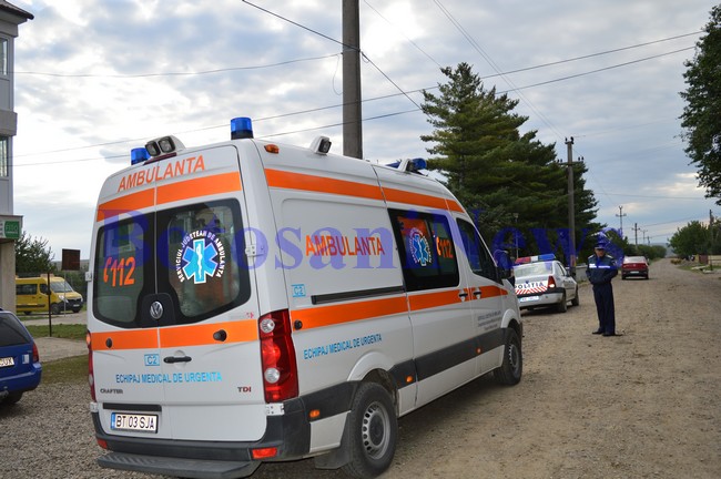 ambulanta politie accident unteni- botosani