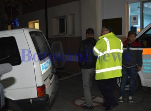 barbat adus cu politia la spital1