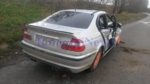 accident BMW la Stauceni- Botosani