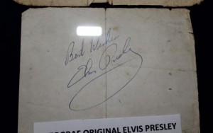 elvis presley autograf