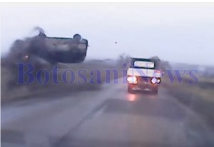 accident pe drumul Botosani- Dorohoi