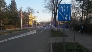 intesectie semnalizata gresit intre Bulevardul Mihai Eminescu si strada Nicolae Iorga - Botosani