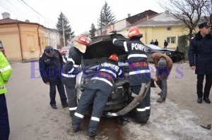 pompieri accident vw passat cu volvo