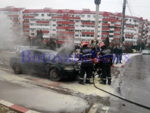 vw passat incendiu pompieri1