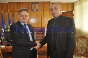 Dan Nechifor- prefect de Botosani si Costica Macaleti- fost prefect