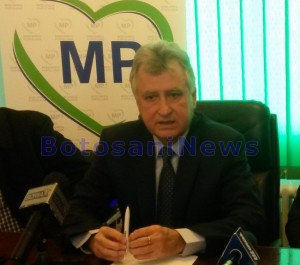 Mihai Tabuleac in conferinta de presa la MP Botosani