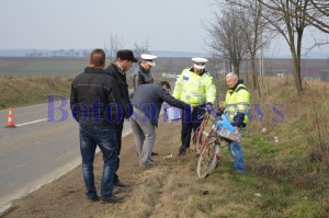 accident biciclist politisti
