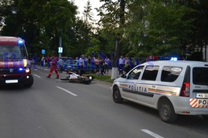 accident motocicleta pe bulevardul mihai eminescu Botosani