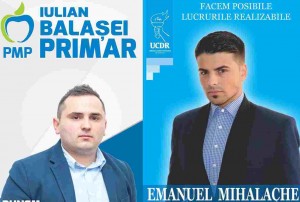 emanuel mihalache si iulian balasei- cei mai tineri candidati din Botosani