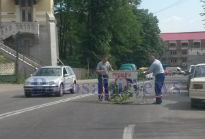 gura de canal descoperita pe strada Uzinii din Botosani