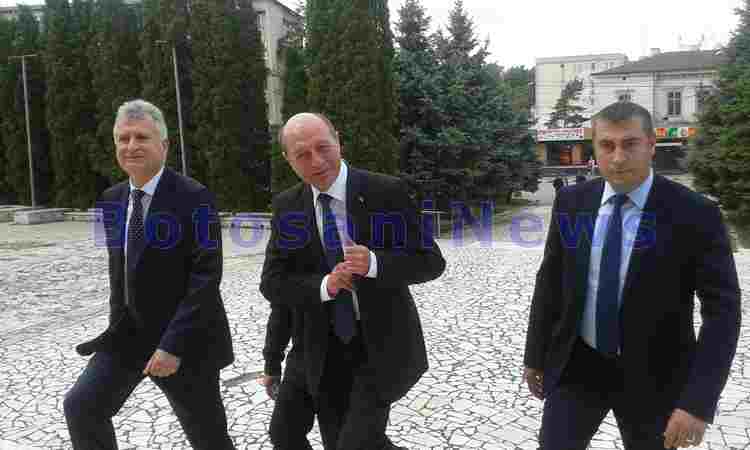 traian basescu cu mihai tabuleac la Botosani