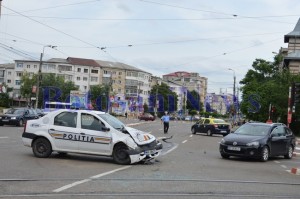 accident masina politiei calea nationala