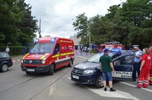 accident masina politiei calea nationala5