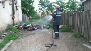 interventie incendiu pompieri trusesti- botosani