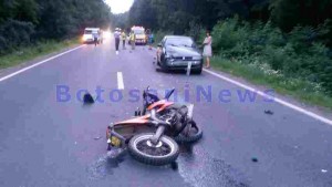 accident motociclist baisa - botosani