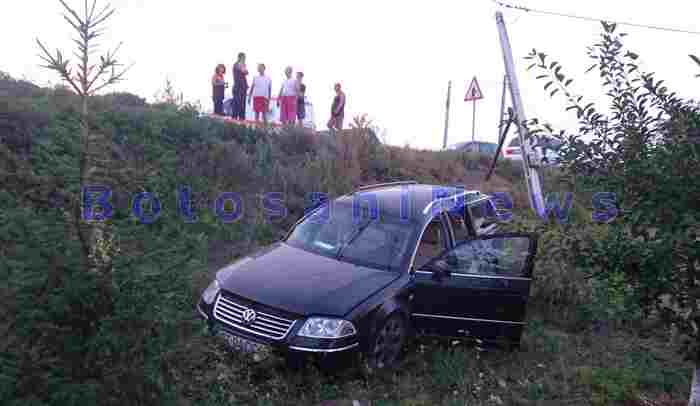 accident baisa masina pe camp - Botosani