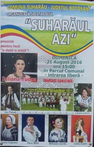 afis concert Suharau- Botosani