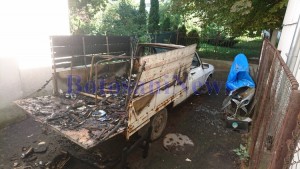 masina dacia papuc arsa incendiu 1