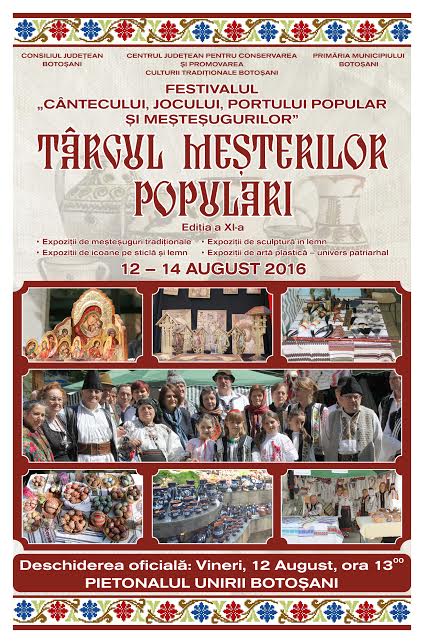 targul mesterilor populari 2016 botosani