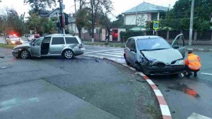 accident Bulevardul Mihai Eminescu- strada Nicolae Iorga -Botosani