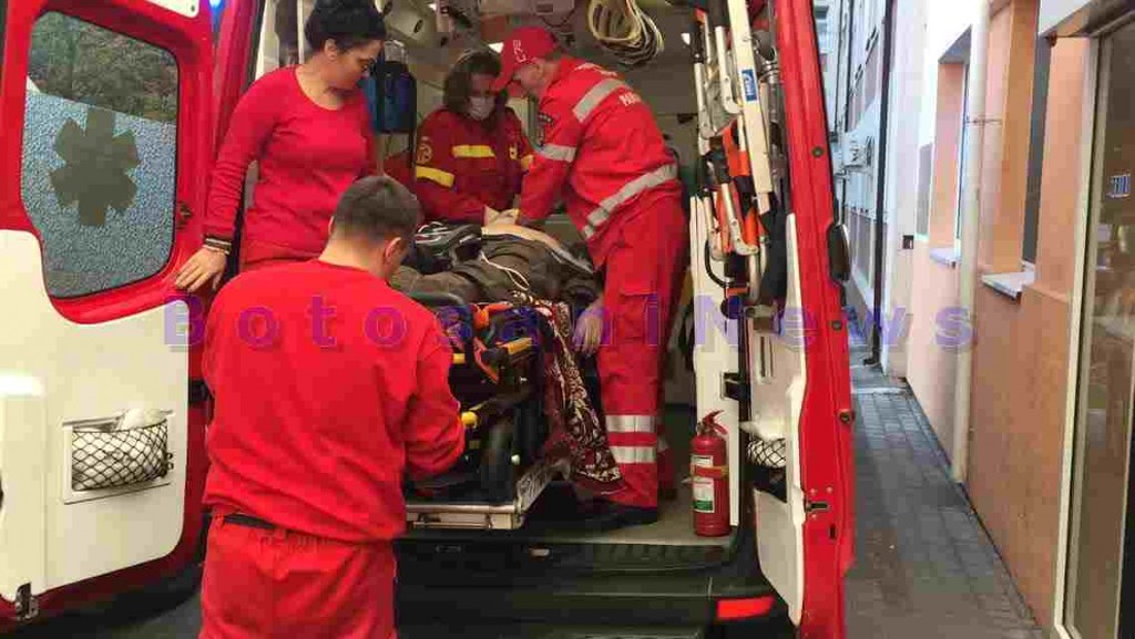 barbat mort la vanatoare, ambulanta, TIM, SMURD, Botosani