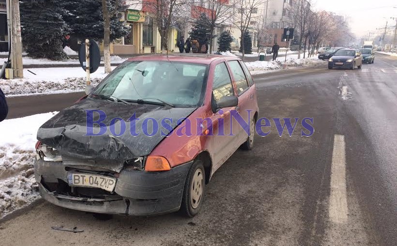 accident pe Calea Nationala Botosani - in fata directiei muncii