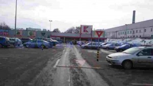 parcare kaufland botosani- indicatoare