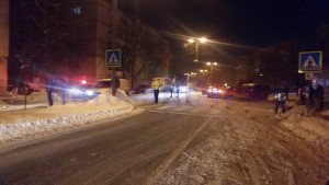 politisti accident iarna