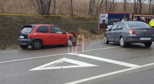 accident cu un opel corsa de Botosani- la Iasi