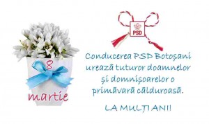 felicitare 8 martiePSD