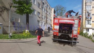 masina pompieri incendiu apartament