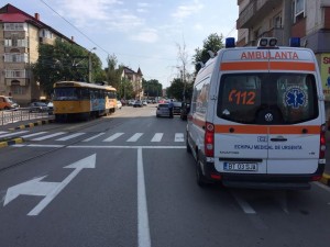 accident trecere de pietoni strada Ion Pillat botosani