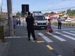 accident trecere de pietoni strada Ion Pillat botosani