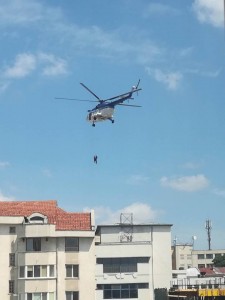 elicopter MAI salvare victime - Botosani