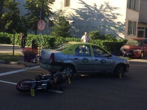 accident taxi motocicleta bulevardul mihai eminescu botosani