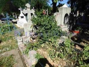 morminte distruse in Cimitirul Pacea Botosani