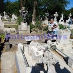 morminte distruse in Cimitirul Pacea Botosani