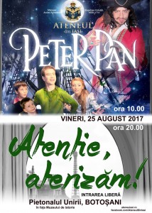 Afis Atentie si Peter 25 august 2017 resized